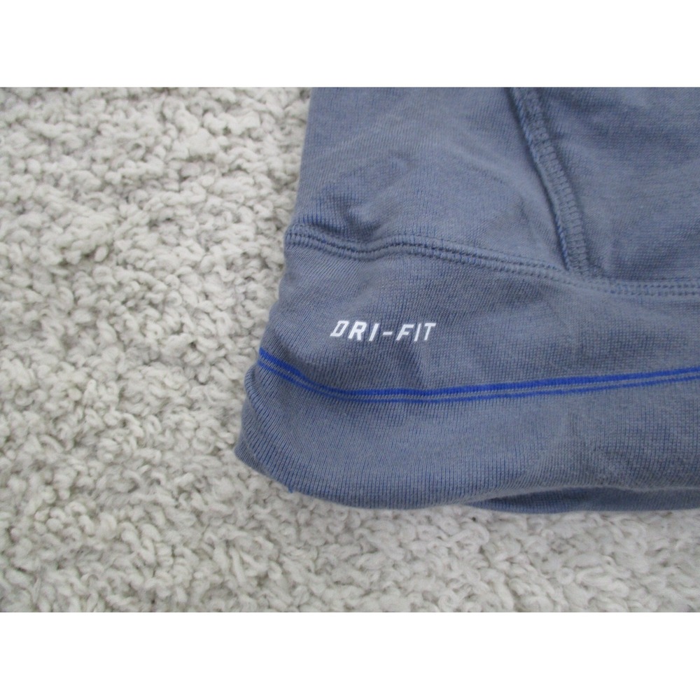 Nike Jacket Mens Medium Blue Gray Zip Dri-Fit Reversible Athletic Sweater Rare - Picture 10 of 14